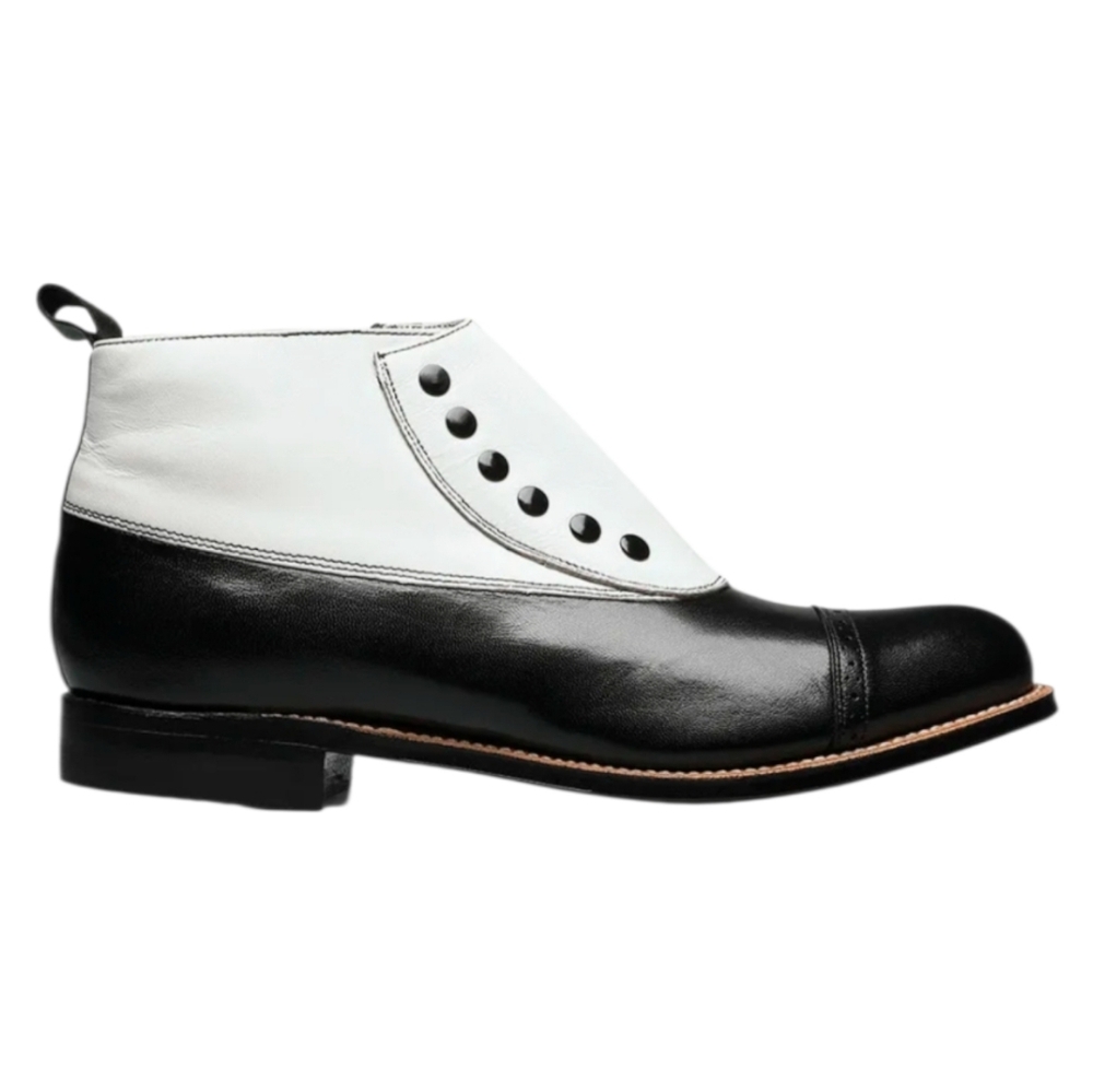 Stacy Adams Madison Spectator Spat Cap Toe Size 10.5 - Picture 2 of 11